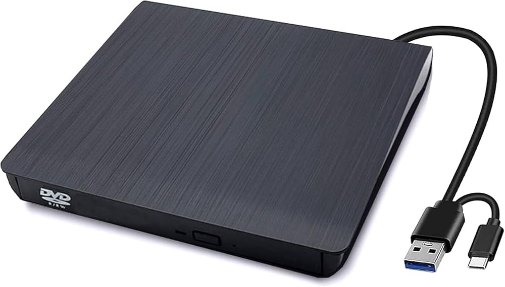 DVD Writer External USB 3.0 and Type-C